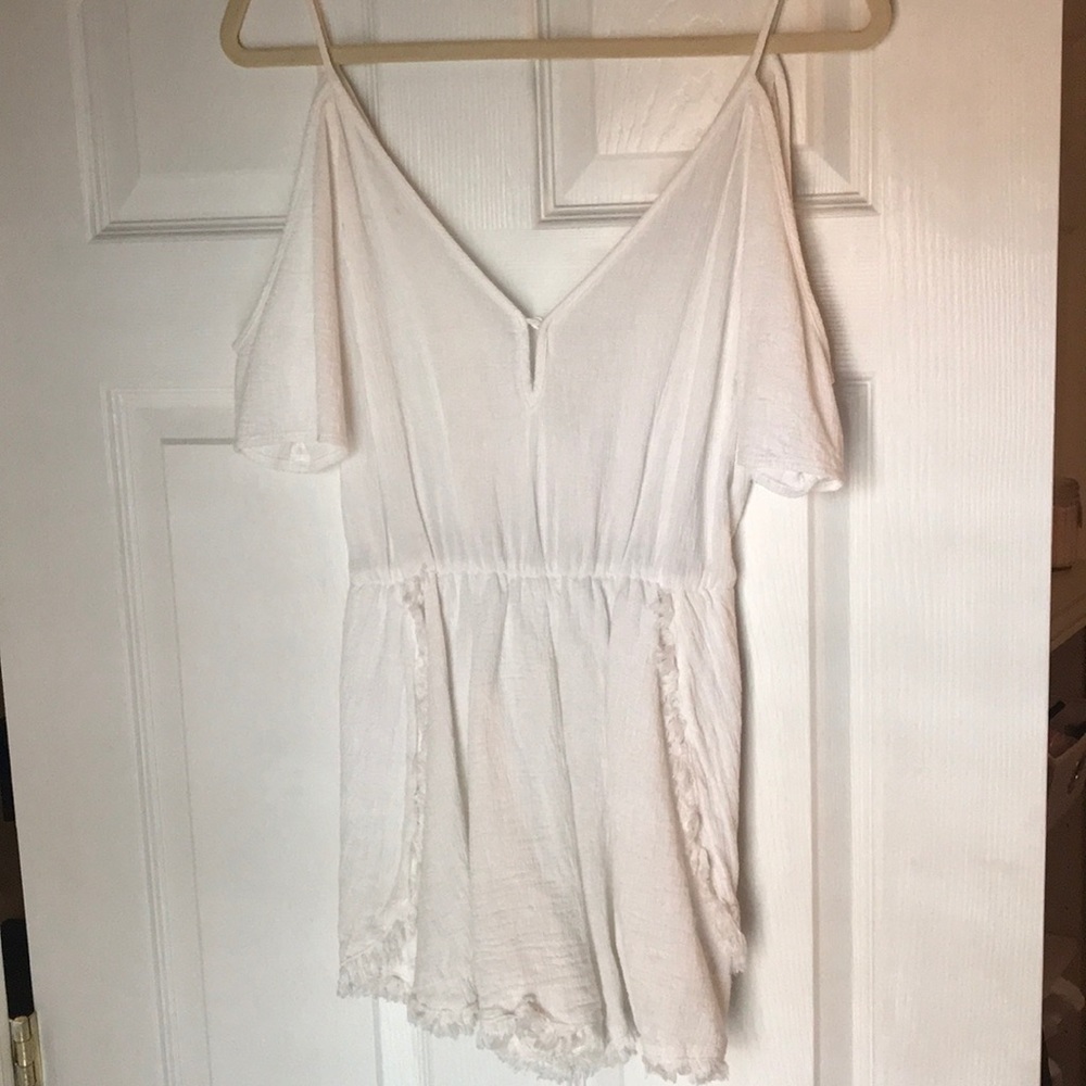 White romper never worn